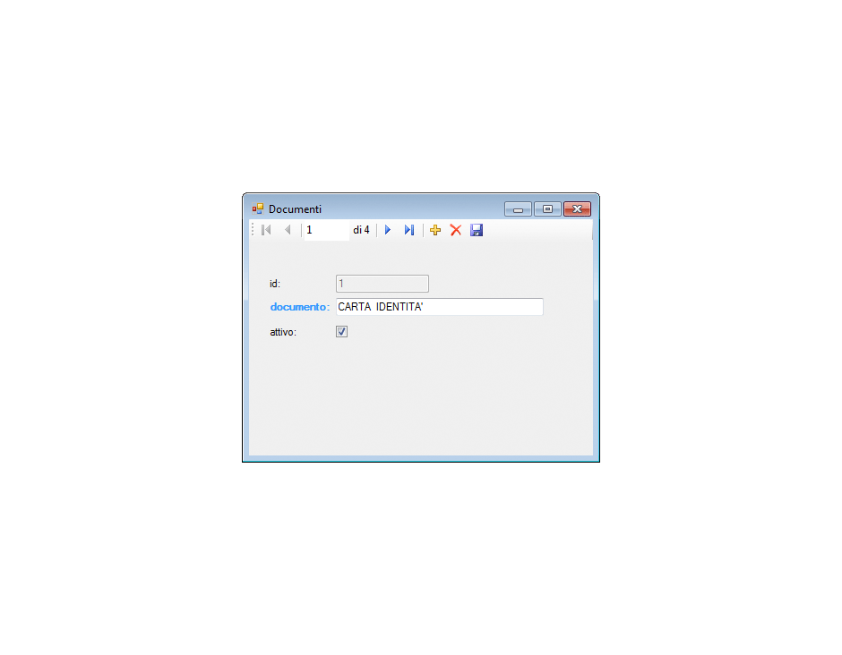 Clienti maschera Documenti
