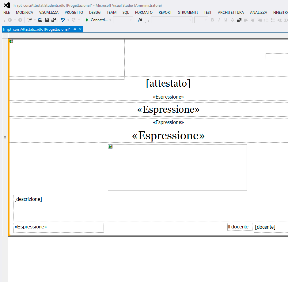 Proprietà Height del Rettangolo modificata