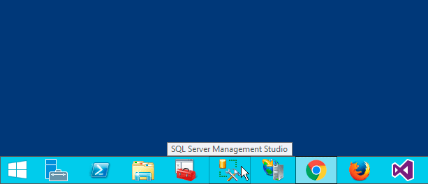 Aprire SQL Server Management Studio