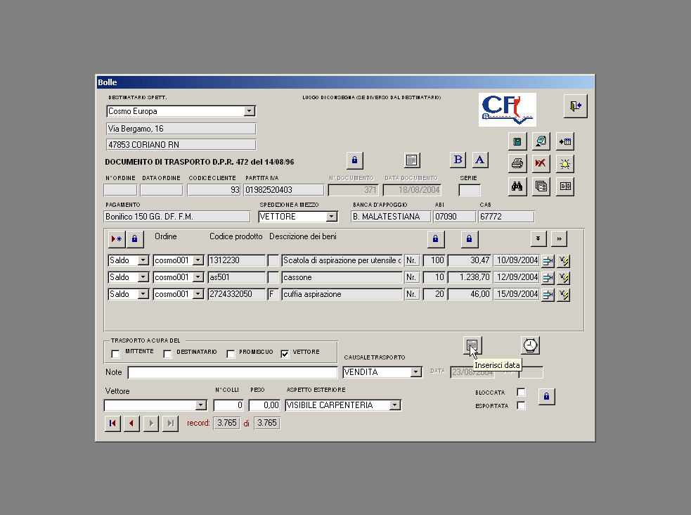 Bolle - data